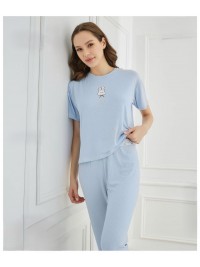 Kaşkorse Tavşan Desen Pijama Takımı