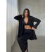 Saten Siyah Pijama Takımı