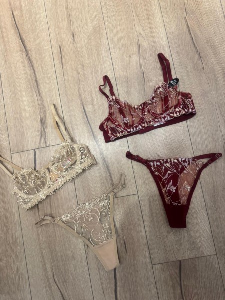2'li Avantaj Paket Tül Sütyen Takımı